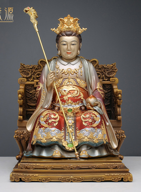 摆件妈祖神像宜康源铜