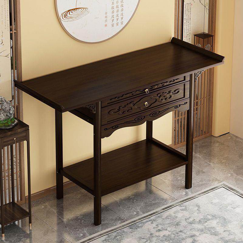 客厅香火桌供桌家用烧香台供台立柜子供奉财神爷新中式贡桌供台香