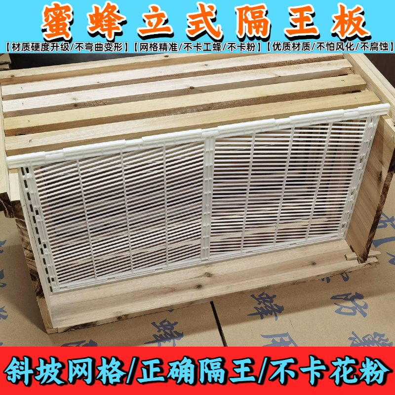 控王板中蜂立式隔王板塑料意标箱蜜蜂中锋意蜂王挡板隔王片防逃板
