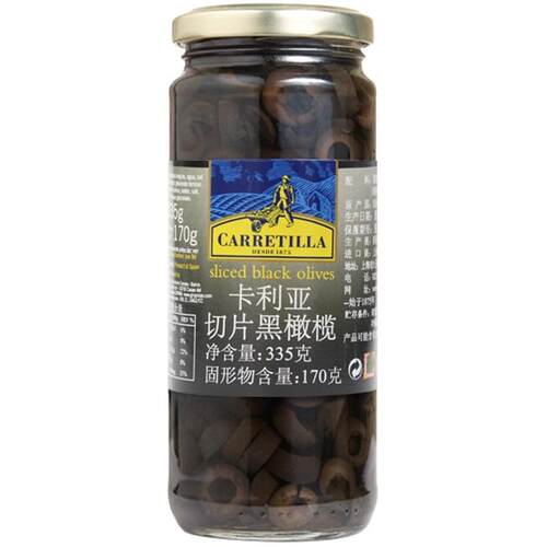 CARRETillaSliced黑橄榄罐头