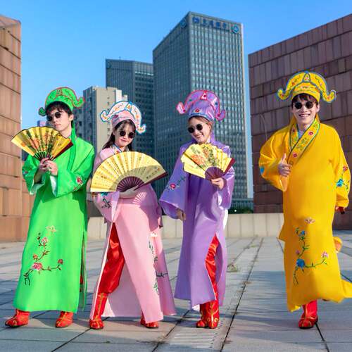 三句半表演服唐伯虎四大