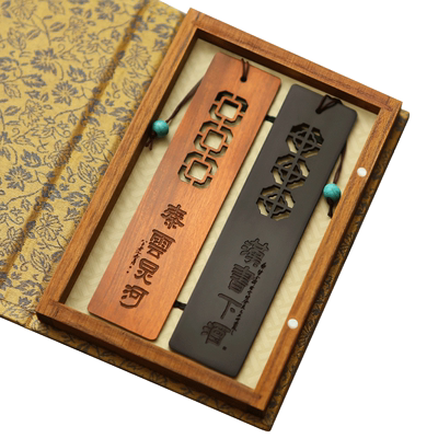 礼歌木质书签礼盒定制刻字