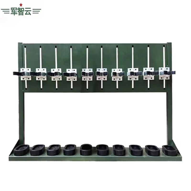 【营房后勤】便携式枪架03/95长支礼宾Q架子摆放展示架夹具可调节