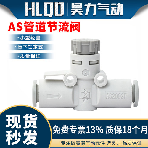 推压锁定式直通型速度控制阀AS