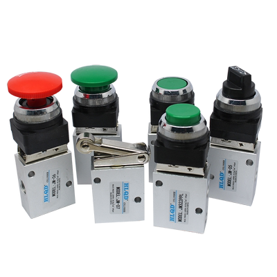 手动开关两位三通按钮行程气阀