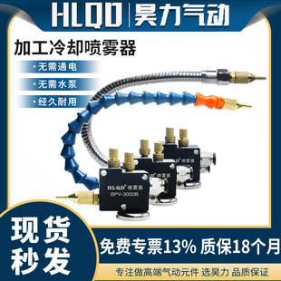 气动车床机床加工冷却喷雾器YS 3000铣切削液喷油雾器 BPV
