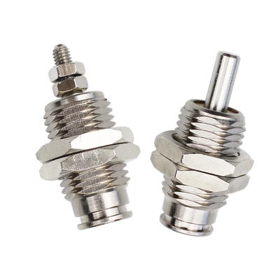 微型小型气缸针形外螺纹