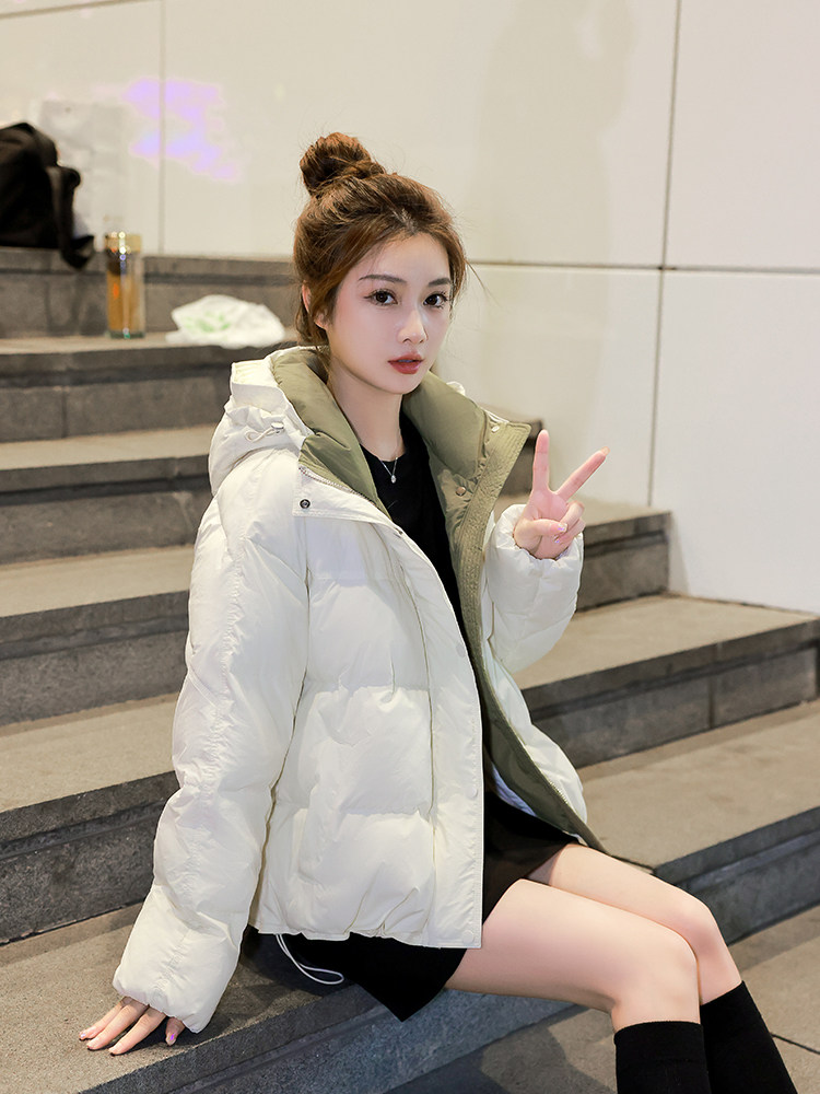 短款羽绒服女冬季2025新款韩版小个子网红高端设计感大牌时尚外套