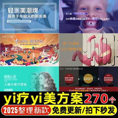 4A广告公司医疗医美医药整容品牌推广全案定位策略营销策划方案