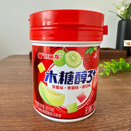 好丽友木糖醇3+无糖口香糖