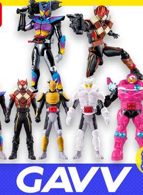 万代正版 假面骑士加布超可动人偶模型软胶GAVV二骑加薯片棉花糖