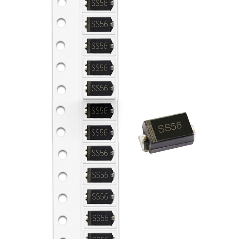 贴片肖特基二极管SS56 5A/60V SMA/SMB/SMC DO-214AC/AB/AA SR560