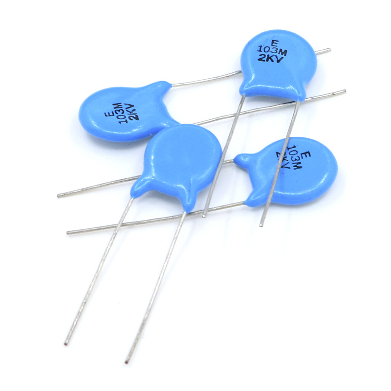 直插高压瓷片电容101/151/221/331K 471K 561K 681K 1/2/3/6/10KV