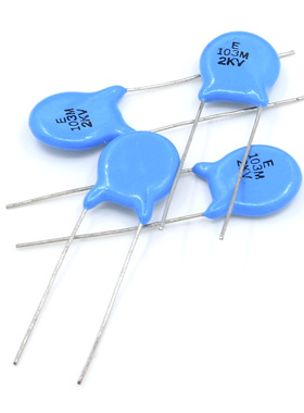 直插高压瓷片电容101/151/221/331K 471K 561K 681K 1/2/3/6/10KV