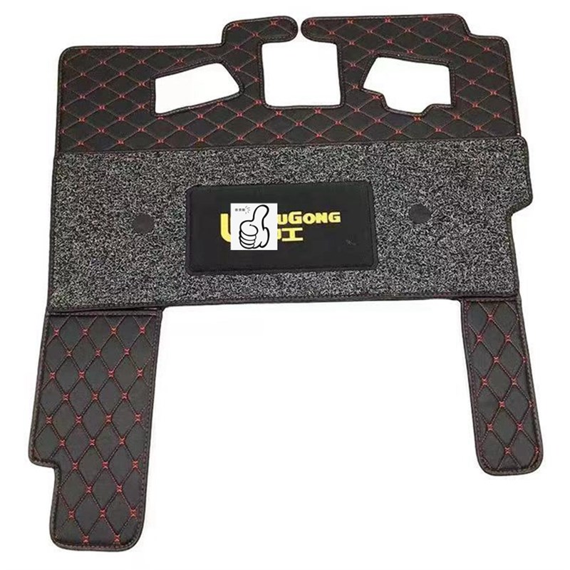 挖掘机配件柳工9075E驾驶室用品内饰脚垫钩机地板胶勾机毛毯装饰