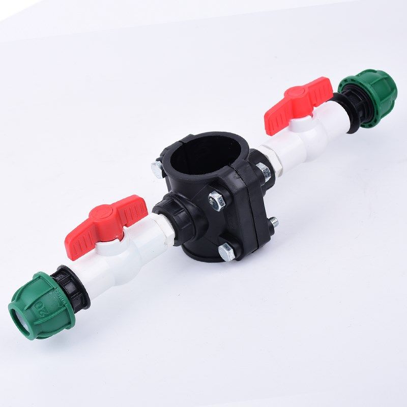 PE四通鞍座阀门水管哈夫节增接口ppr pvc抢修快速四通4分6分开关,办公设备/耗材/相关服务,办公线材,淘宝优惠券,粉丝福利购,淘宝优惠卷