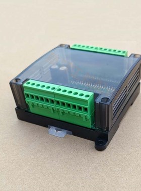 工控盒95X90X40塑料黑色半透明外壳PLC壳电源PCB线路板传感器外壳