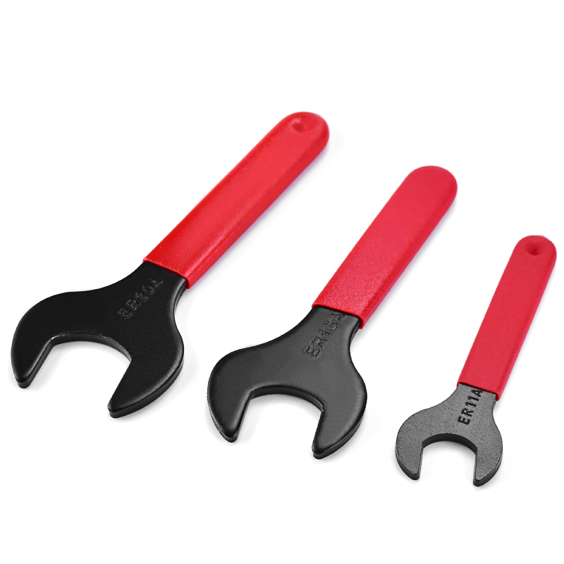 ER扳手ER8ER11 16 2t0 25C32UM刀柄螺帽钻夹头月牙勾头APU扳手