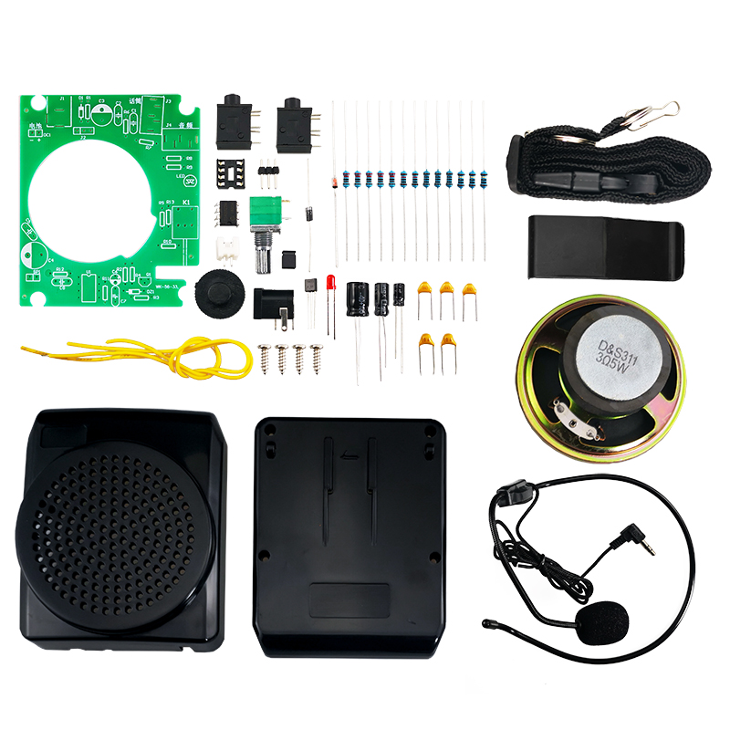 腰挎式扩音器电子制作DIYs套件腰挂式扩音机实训焊接散件WK-56-33