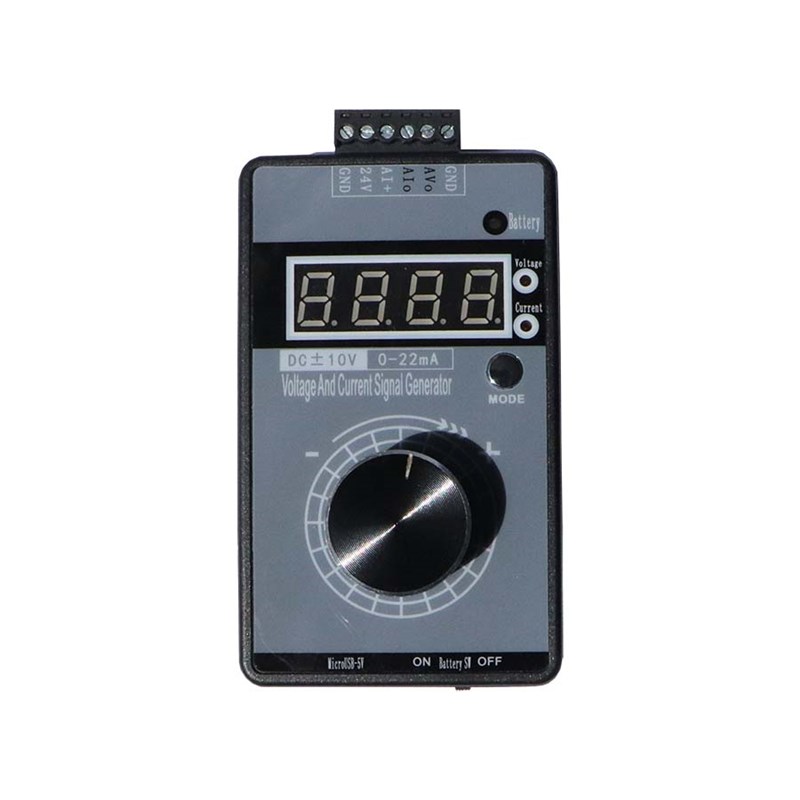 高精度手持电压0-5V10V+电流0-4-20mA信号发生器源QH-VISG2-ED/EN