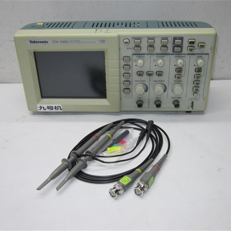 二手数字示波器f泰克TDS1002 1012 1012B带宽60MHz100MHz保修