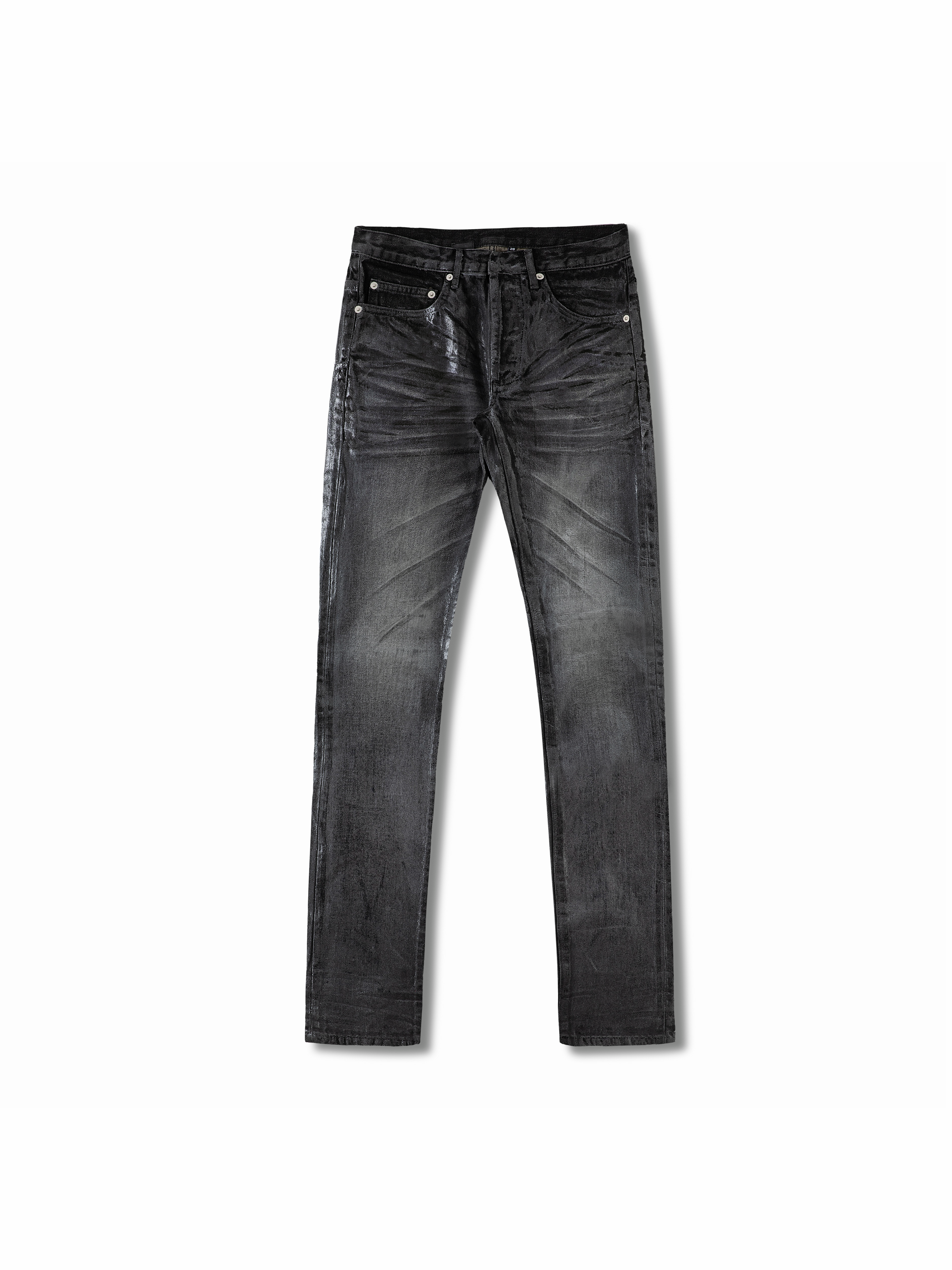 thumbnail for Torn heaven TEAR Dh black vinyl ghost claw heavy work wash slim jeans hediboyskinny
