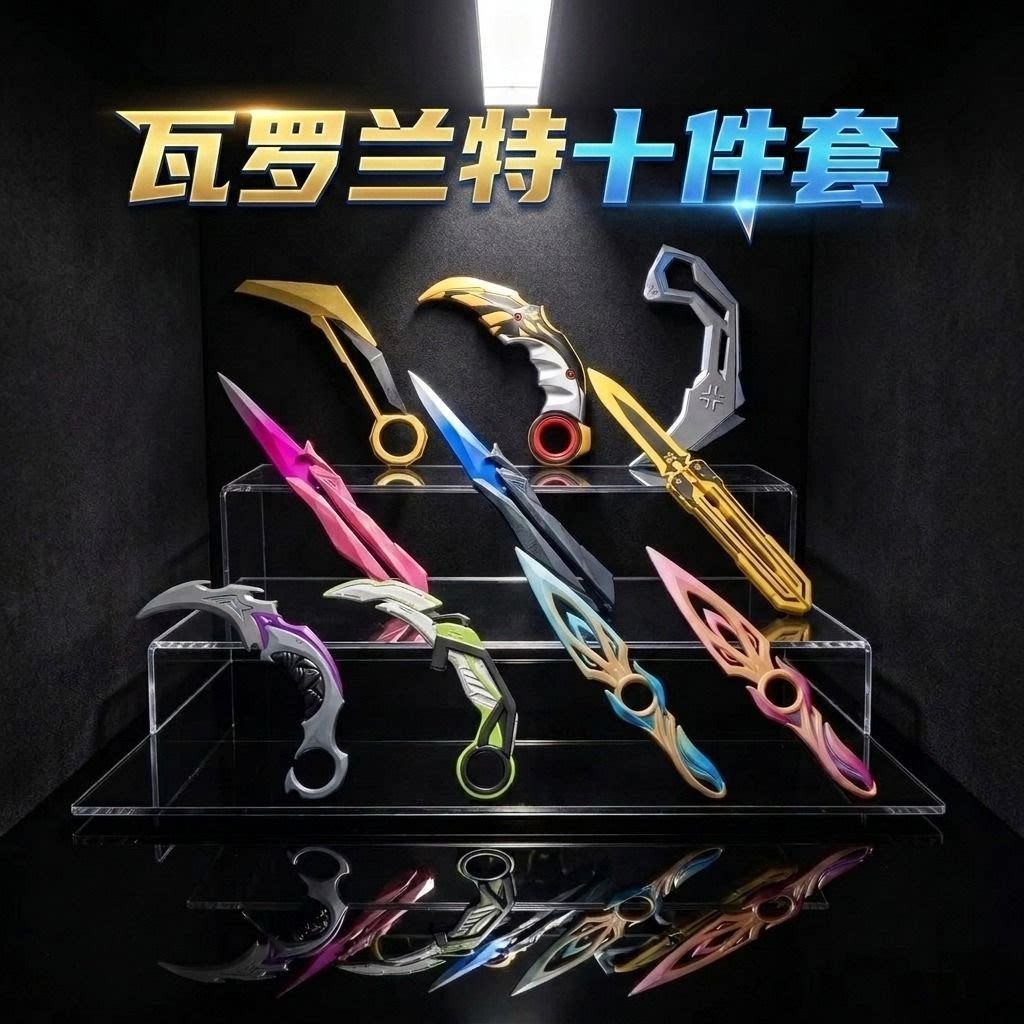 无畏契约落英飞旋武器模型游戏周边玩具ABS安全不开刃模型玩具