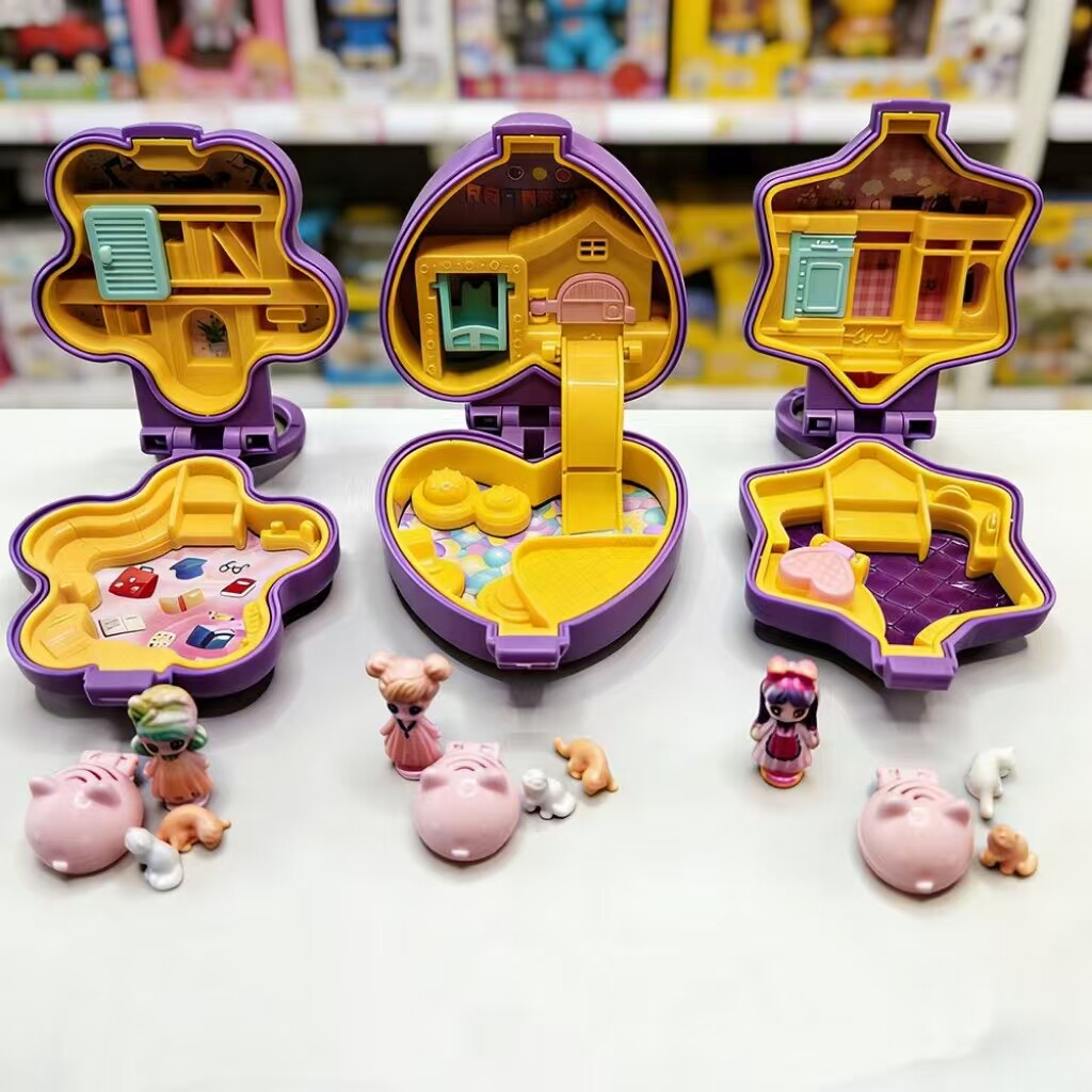 迷你过家家玩具口袋玩具创意解压场景口袋玩具女孩创意礼物