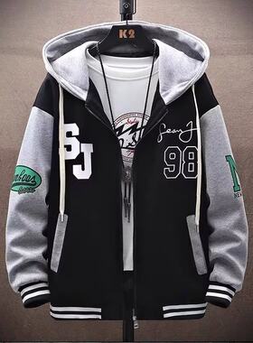 青少年春秋季大童棒球服夹克