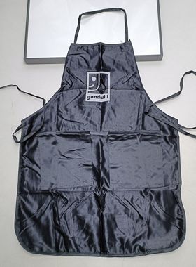 满20元包邮外贸原单黑色亮光一根绳短围裙35棉