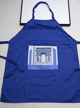 满20元包邮蓝色涤棉围裙清洁罩衣