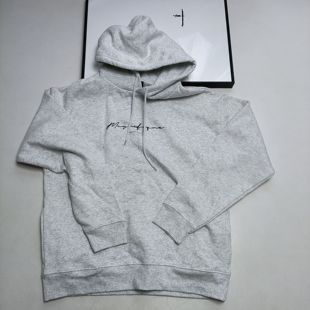 卫衣 外贸原单瑕疵浅花灰女士套头加绒帽衫 任意2件 包邮