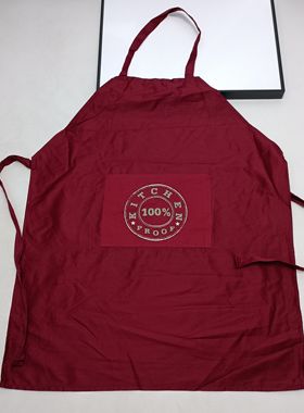 满20元包邮外贸暗红色围裙z