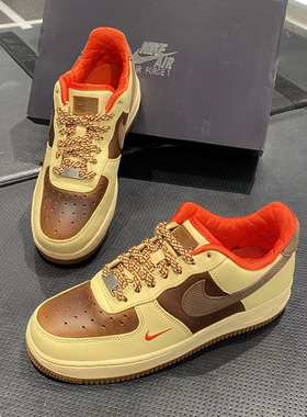Nike/耐克AirForce1男鞋舒适百搭休闲耐磨低帮运动板鞋HQ3447-222