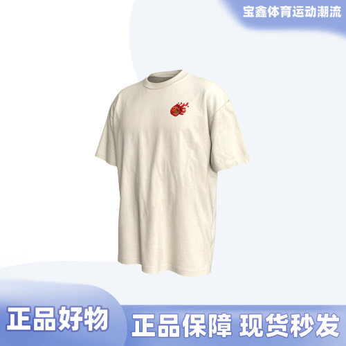 男士舒适纯棉圆领短袖T恤耐克