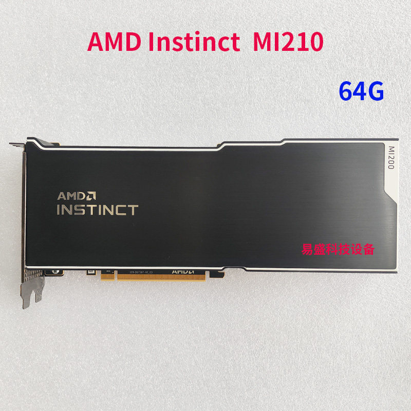 Графический процессор AMD Instinct MI210 с 64 ГБ видеопамяти поддерживает ROCm scientific computing AI reasoning, выделенный Изображение 1