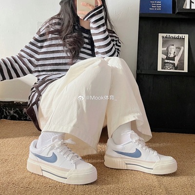 Nike耐克新款厚底增高休闲板鞋