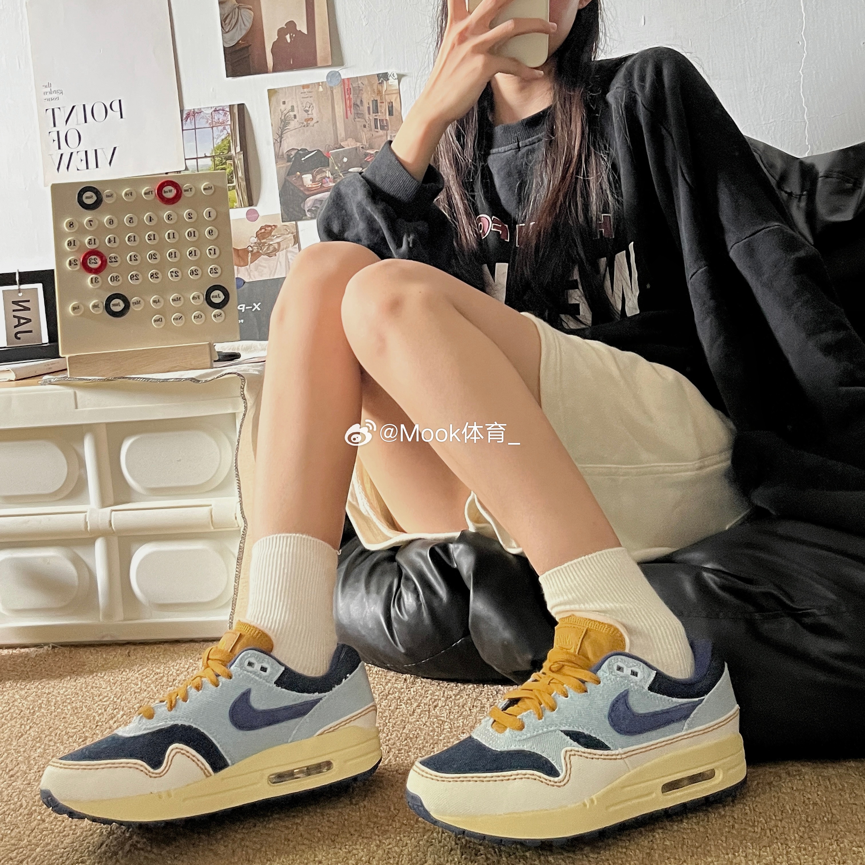 Nike耐克男女AirMax1气垫跑步鞋