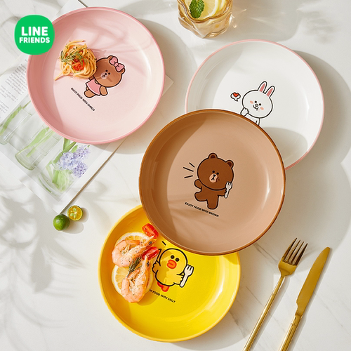 LINE正版联名碗碟套装菜盘组合