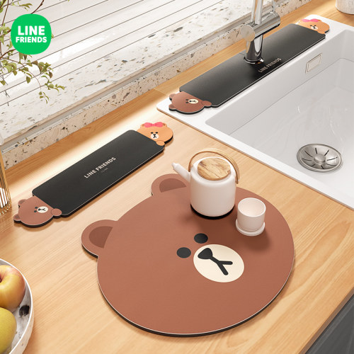 LINE正版联名台面沥水垫