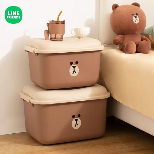 满朝佳卡通杂物承重收纳箱