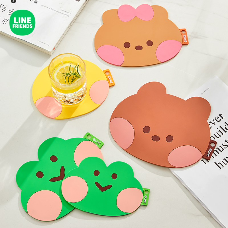 LINE正版联名隔热防烫耐高温碗垫