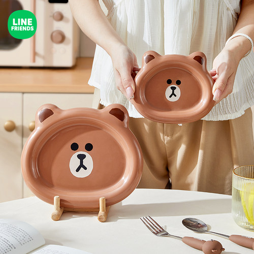 【LINE联名】陶瓷卡通浅盘