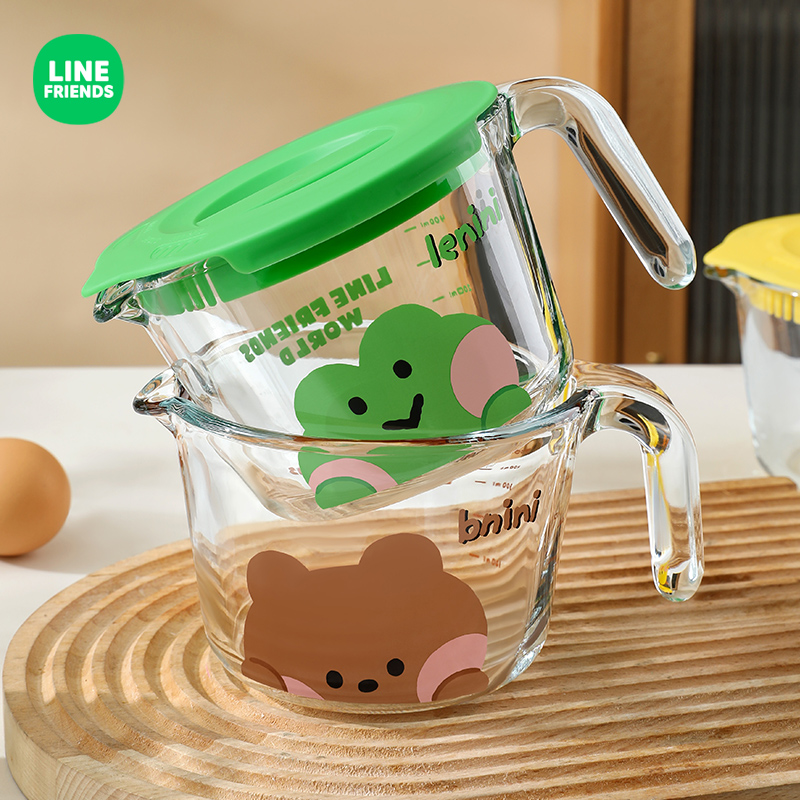 LINE联名款耐高温玻璃量杯