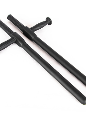 T型拐塑钢双拐丁字拐丁字棍防暴武术安保器材防身车载家用浮萍拐