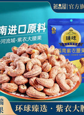 臻味越南紫皮腰果高端坚果仁袋装