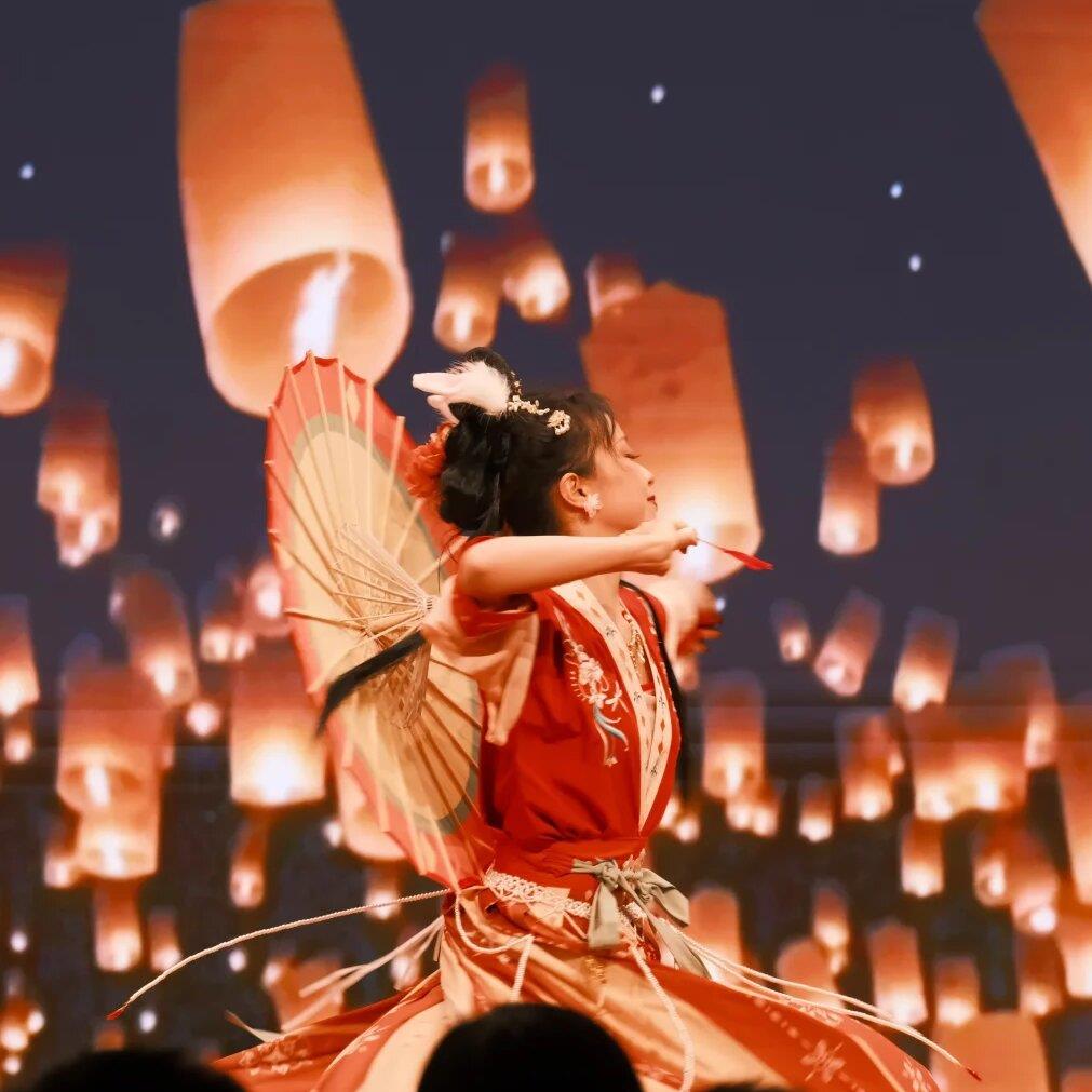 百舞惊鸿舞蹈伞公孙离玉兔公主cos伞九尾狐道具伞古风演出油纸伞