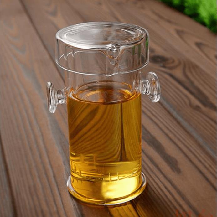 雅馨 玻璃红茶茶具泡茶器功夫小茶壶 双耳杯36计不锈钢过滤泡茶壶