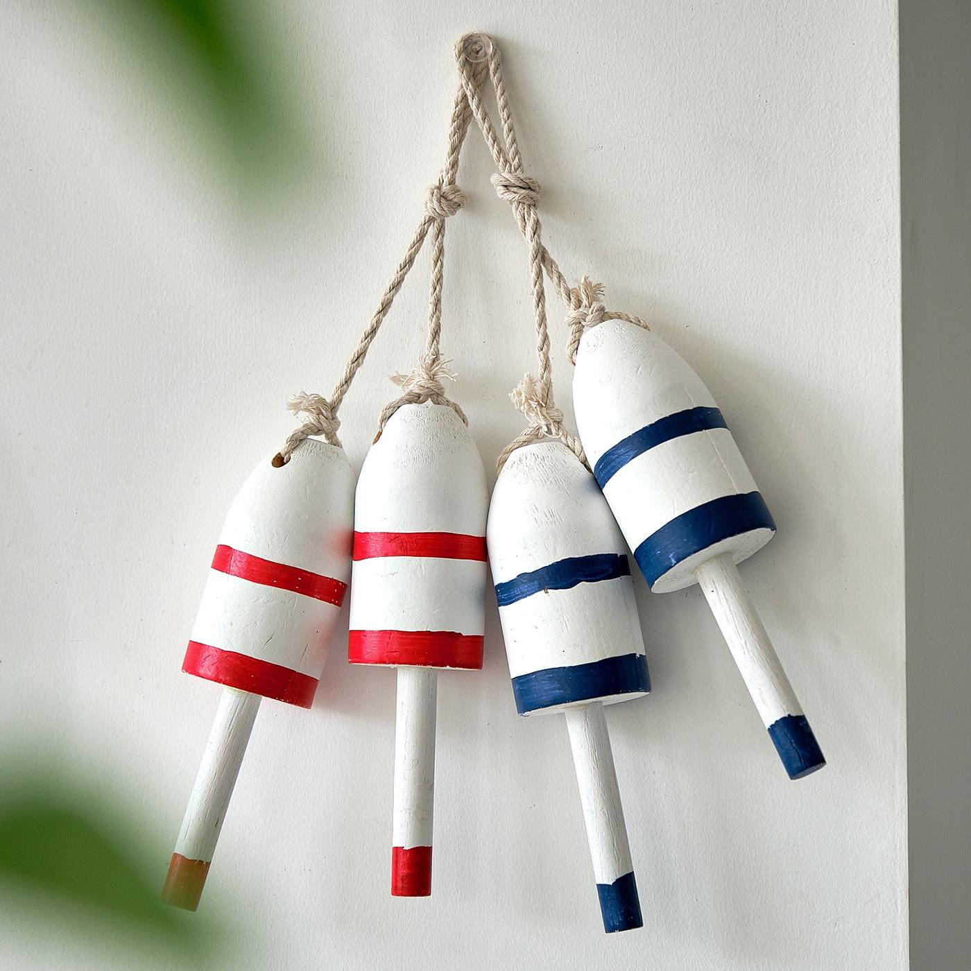 地中海木质做旧浮子挂件墙壁饰个性酒吧会所咖啡馆拍摄道具装饰品