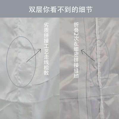 全棉自制专用双层羽绒被套被壳 自充绒半成品